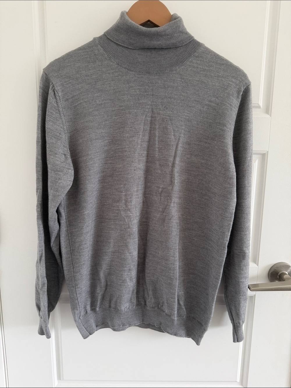 Zara Grey Turtleneck Sweater L